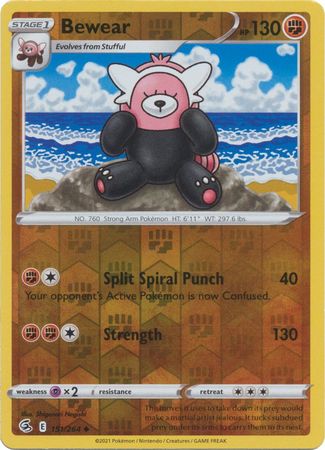 Buy Bewear Uncommon | Fusion Strike | Pokemon Card Australia Brickheads Collectables Buy Bewear Uncommon | Fusion Strike | Pokemon Card Australia Brickheads Collectables