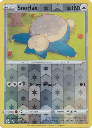 ronflex pokemon card Buy Snorlax Common | Fusion Strike