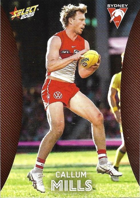 Callum Mills #173 Sydney Swans | 2025 Select AFL Footy Stars | Trading Card