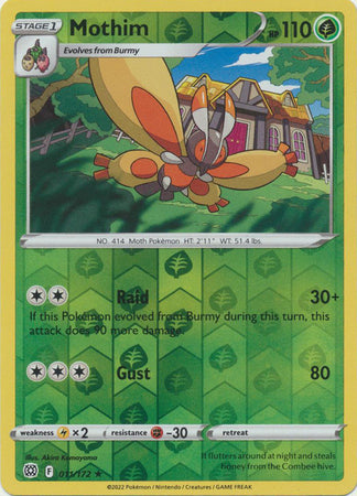 burmy pokemon card Buy Mothim Rare | Brilliant Stars