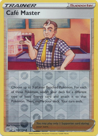 Café Master 133/172 Reverse Holo | Brilliant Stars | Pokemon Card 