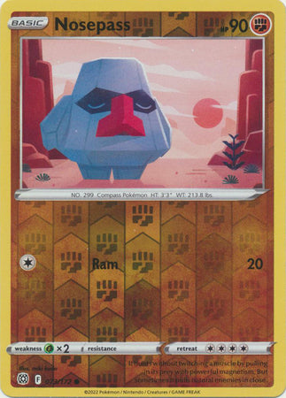 Buy Nosepass | Brilliant Stars | Pokemon Card Australia  Brickheads  Collectables