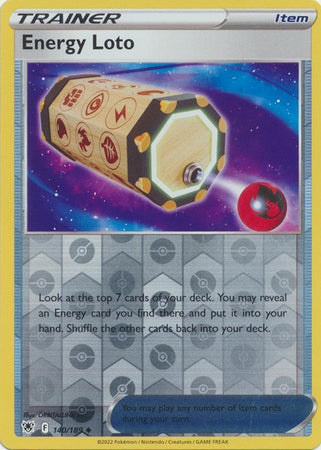 Energy Loto 140/189 Reverse Holo | Astral Radiance | Pokemon Card