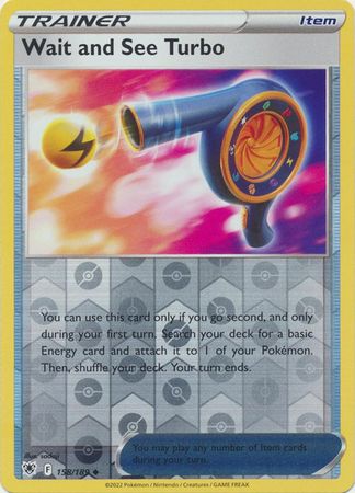 Wait and See Turbo 158/189 Reverse Holo | Astral Radiance | Pokemon Card