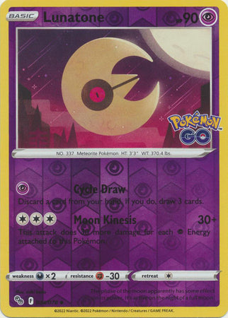lunatone pokemon card price Buy Lunatone Uncommon | Pokémon GO