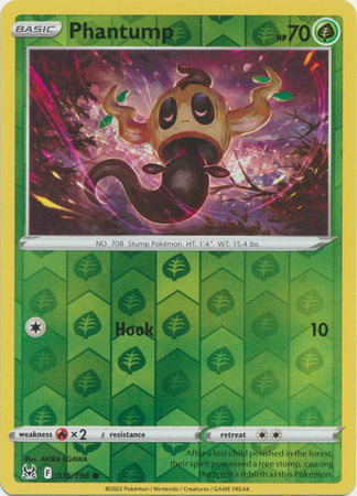 Phantump 16/196 Reverse Holo | Lost Origin | Pokemon Card