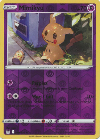 mimikyu pokemon card holographic Buy Mimikyu Rare | Lost Origin