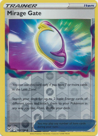 Mirage Gate 163/196 Reverse Holo | Lost Origin | Pokemon Card