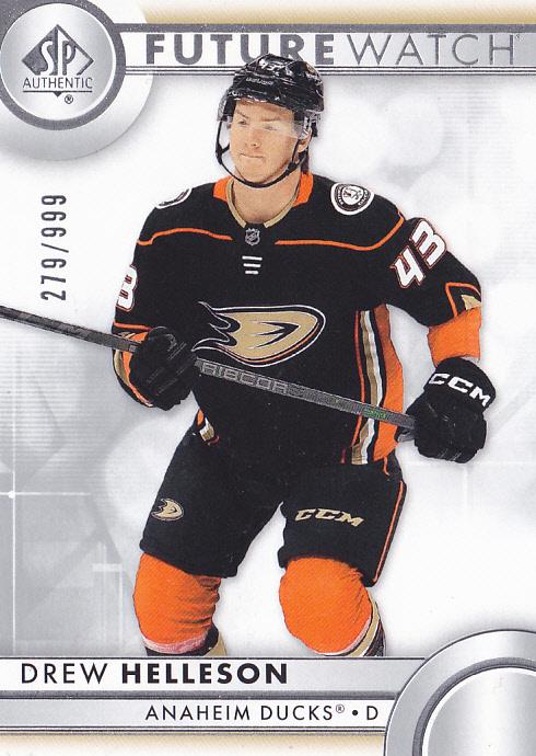 Drew Helleson #175 Anaheim Ducks | 2023-24 SP Authentic | NHL Trading Card