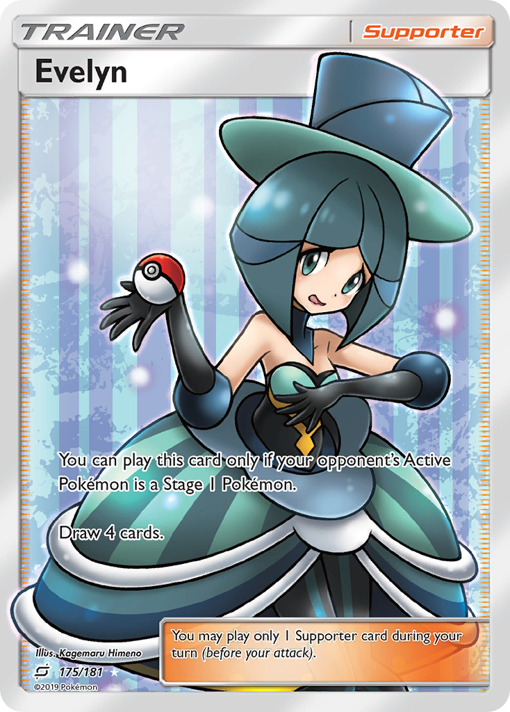 Evelyn 175/181 Rare Ultra | Team Up | Pokemon Card