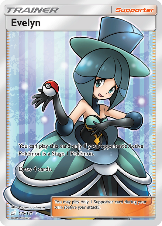 Evelyn 175/181 Rare Ultra | Team Up | Pokemon Card