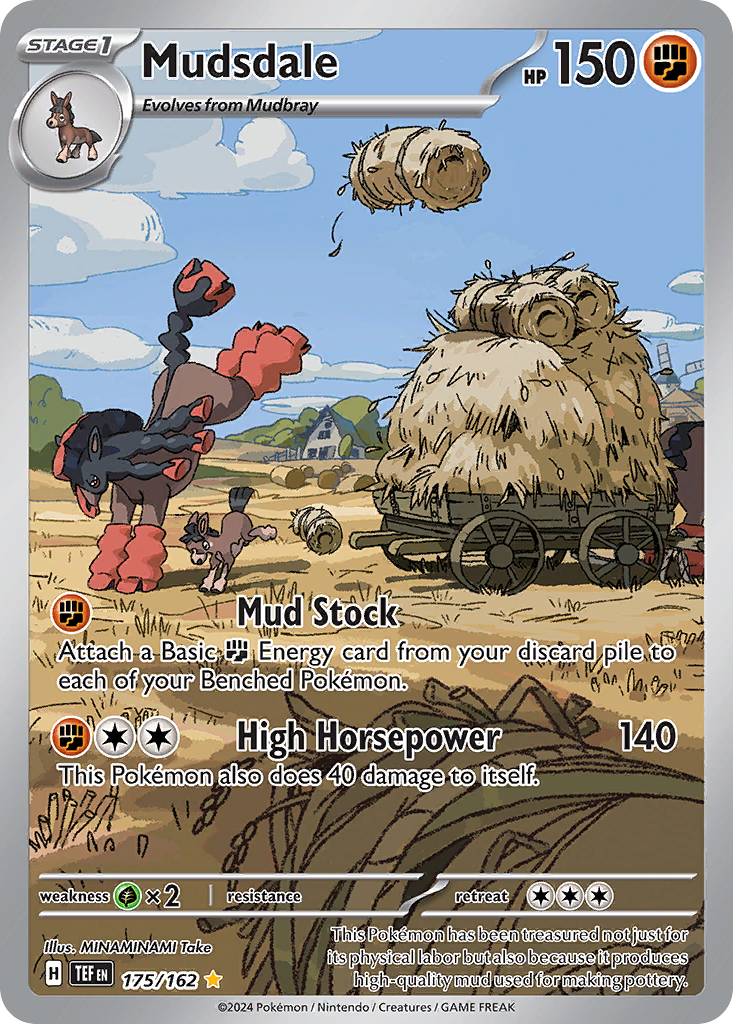 Mudsdale 175/162 Illustration Rare | Temporal Forces | Pokemon Card