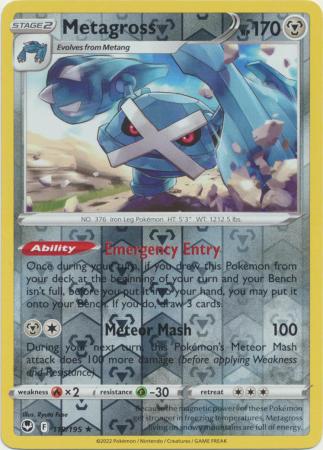 Metagross 119/195 Reverse Holo | Silver Tempest | Pokemon Card