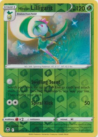 Hisuian Lilligant 10/195 Reverse Holo | Silver Tempest | Pokemon Card