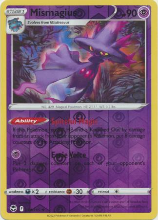 Mismagius 64/195 Reverse Holo | Silver Tempest | Pokemon Card