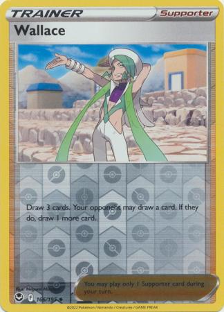 Wallace 166/195 Reverse Holo | Silver Tempest | Pokemon Card
