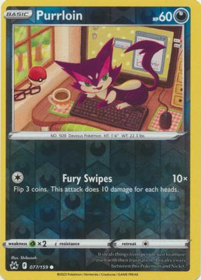 Buy Purrloin Common | Crown Zenith | Pokemon Card Australia Brickheads Collectables Buy Purrloin Common | Crown Zenith | Pokemon Card Australia Brickheads Collectables