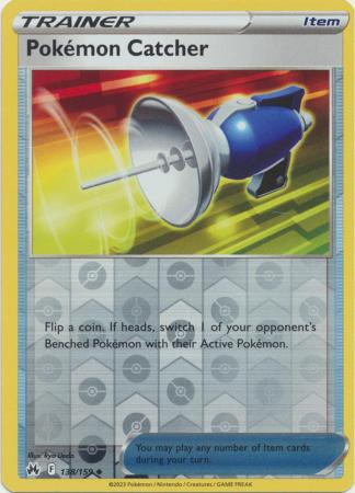 Pokémon Catcher 138/159 Reverse Holo | Crown Zenith | Pokemon Card