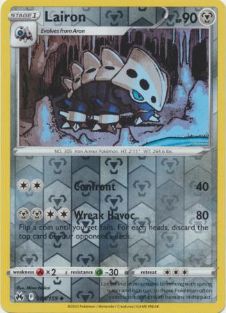 Buy Lairon Uncommon | Crown Zenith | Pokemon Card Australia Brickheads Collectables Buy Lairon Uncommon | Crown Zenith | Pokemon Card Australia Brickheads Collectables