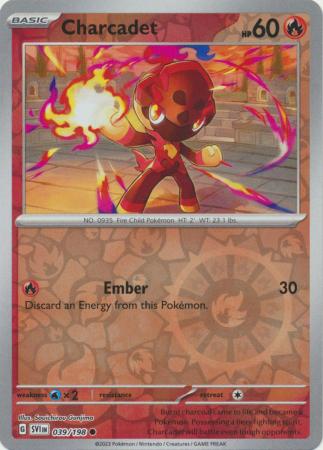 Charcadet 39/198 Reverse Holo | Scarlet & Violet | Pokemon Card