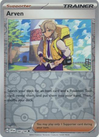 Arven 166/198 Reverse Holo | Scarlet & Violet | Pokemon Card
