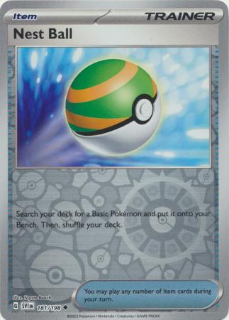 Nest Ball 181/198 Reverse Holo | Scarlet & Violet | Pokemon Card