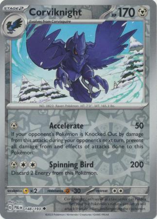 Corviknight 148/193 Reverse Holo | Paldea Evolved | Pokemon Card