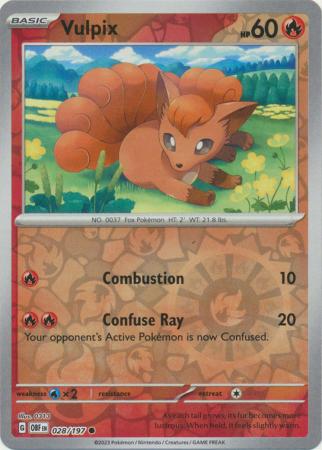 vulpix pokemon cards Buy Vulpix Common | Obsidian Flames