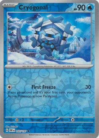 cryogonal pokemon card Buy Cryogonal | Obsidian Flames