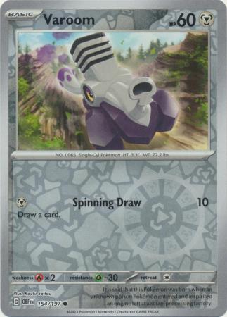 Varoom 154/197 Reverse Holo | Obsidian Flames | Pokemon Card