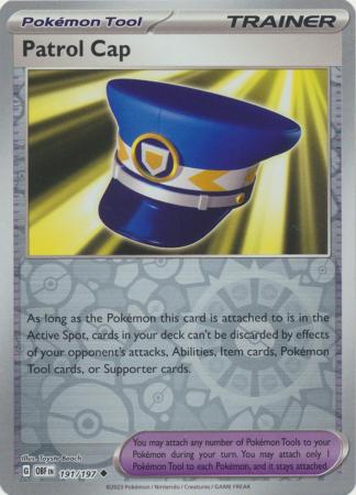 Patrol Cap 191/197 Reverse Holo | Obsidian Flames | Pokemon Card