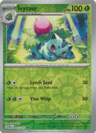 Ivysaur 2/165 Reverse Holo | 151 | Pokemon Card