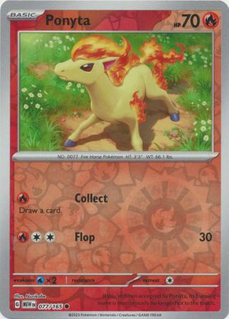 pokemon card ponyta Buy Ponyta 077/165 Common | 151