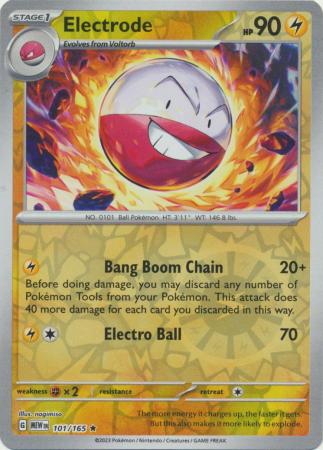 Electrode 101/165 Reverse Holo | 151 | Pokemon Card