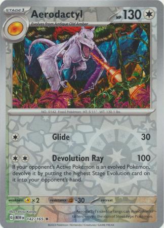 Buy Aerodactyl 142/165 Rare | 151 | Pokemon Card NZ Brickheads Collectables Buy Aerodactyl 142/165 Rare | 151 | Pokemon Card NZ Brickheads Collectables