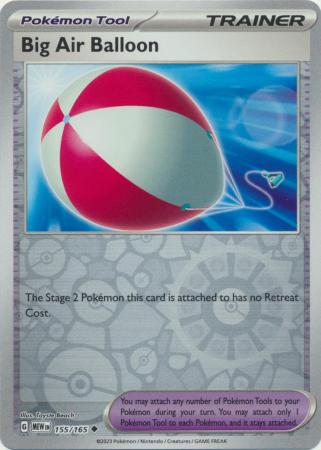 Big Air Balloon 155/165 Reverse Holo | 151 | Pokemon Card