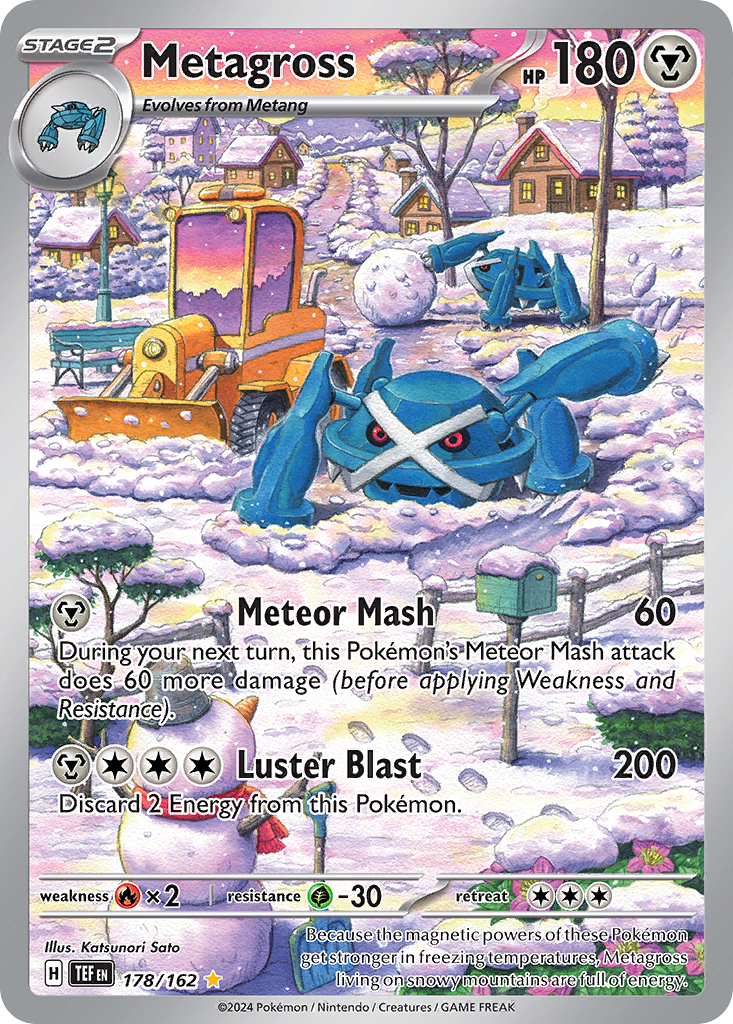 Metagross 178/162 Illustration Rare | Temporal Forces | Pokemon Card