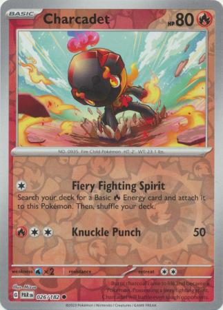 charcadet pokemon card value Reverse Holo (040) 2023 Svi EN-Scarlet & Violet Shiny Rare Retreat cost Buy Charcadet Common | Paradox