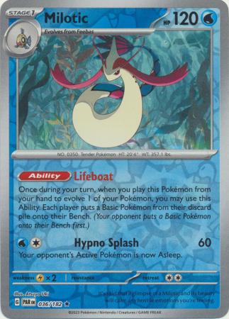 Milotic 36/182 Reverse Holo | Paradox Rift | Pokemon Card