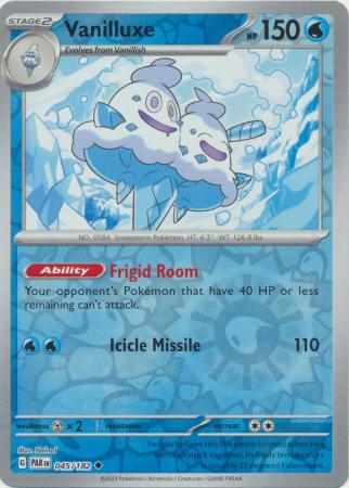 Vanilluxe 45/182 Reverse Holo | Paradox Rift | Pokemon Card