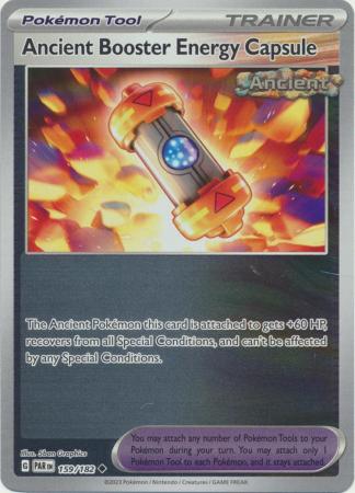 Ancient Booster Energy Capsule 159/182 Reverse Holo | Paradox Rift | Pokemon Card