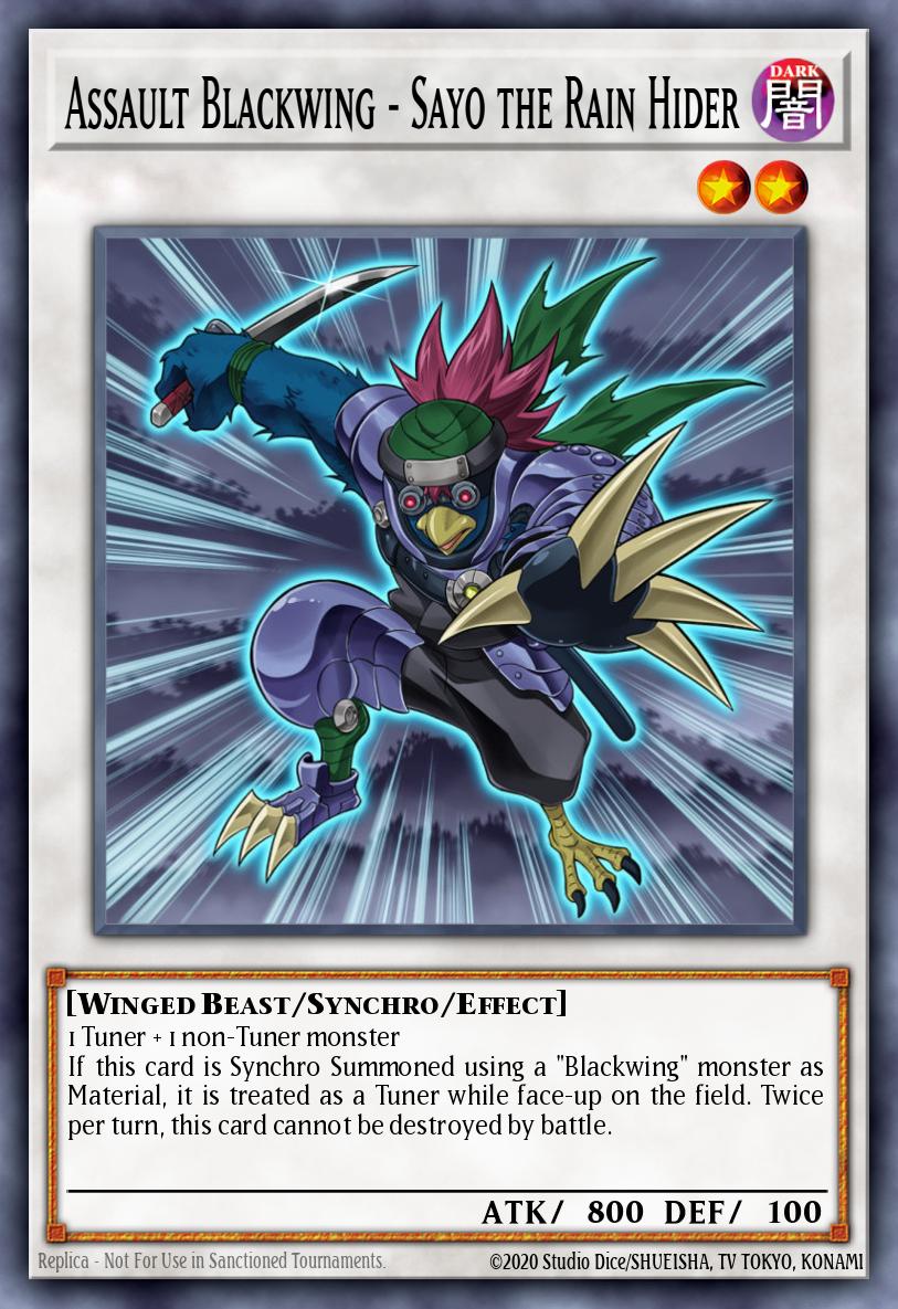 Assault Blackwing Sayo the Rain Hider - TDIL-EN047 Rare