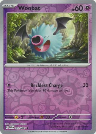 Buy Woobat Common | Paldean Fates