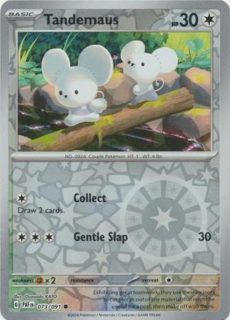 tandemaus pokemon card price TCG Scarlet & Violet Reverse Holo 159/198 Placeholder Image Provided Tandemaus (Paldean Wonders #81/131, 1-Diamond)