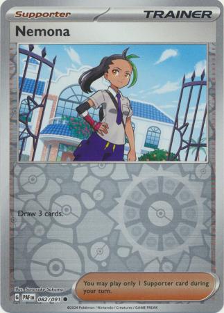 pokemon tcg draw 3 cards Buy Nemona Common | Paldean Fates