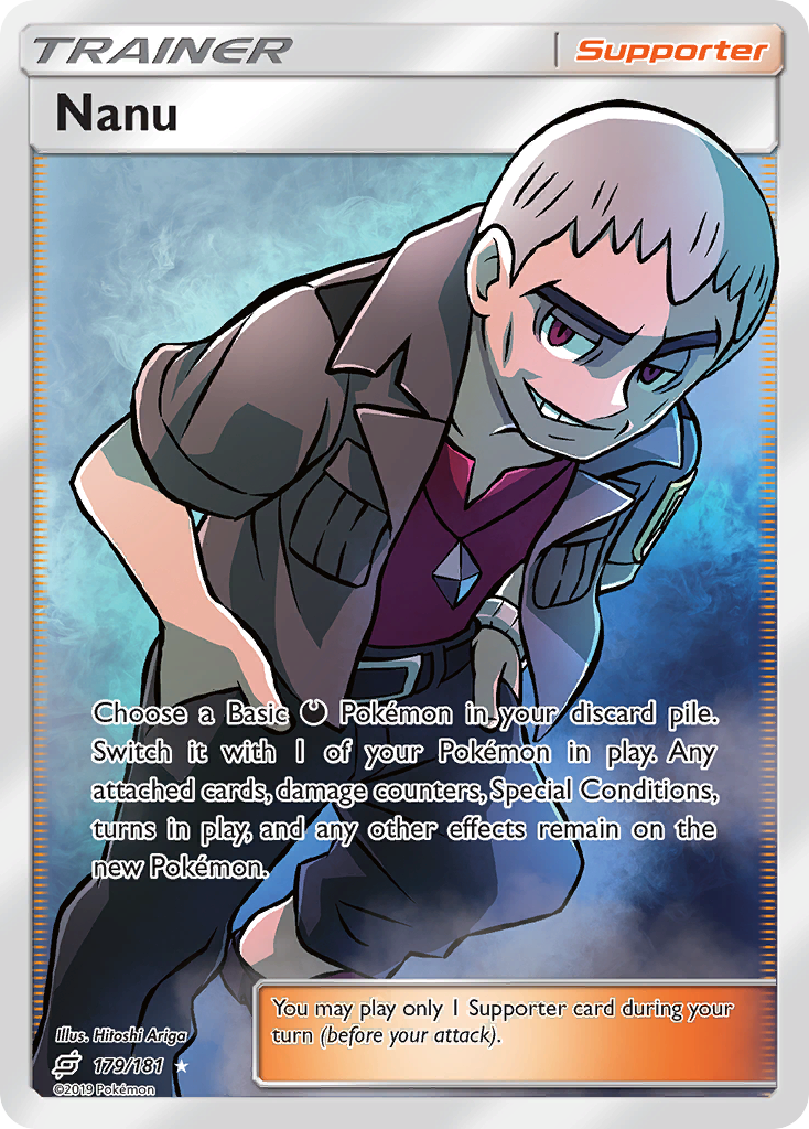 Nanu 179/181 Rare Ultra | Team Up | Pokemon Card
