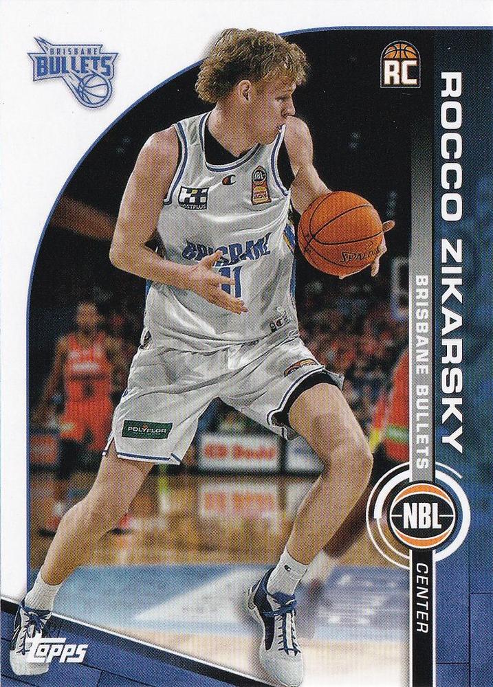 Rocco Zikarsky #17 Brisbane Bullets | 2023-24 Topps NBL | NBL Trading Card