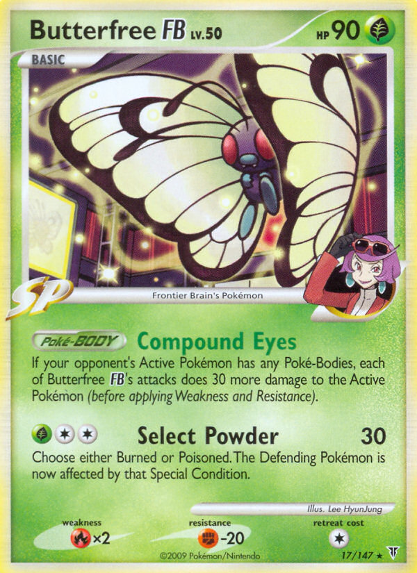 Butterfree FB 17/147 Rare | Supreme Victors | Pokemon Card