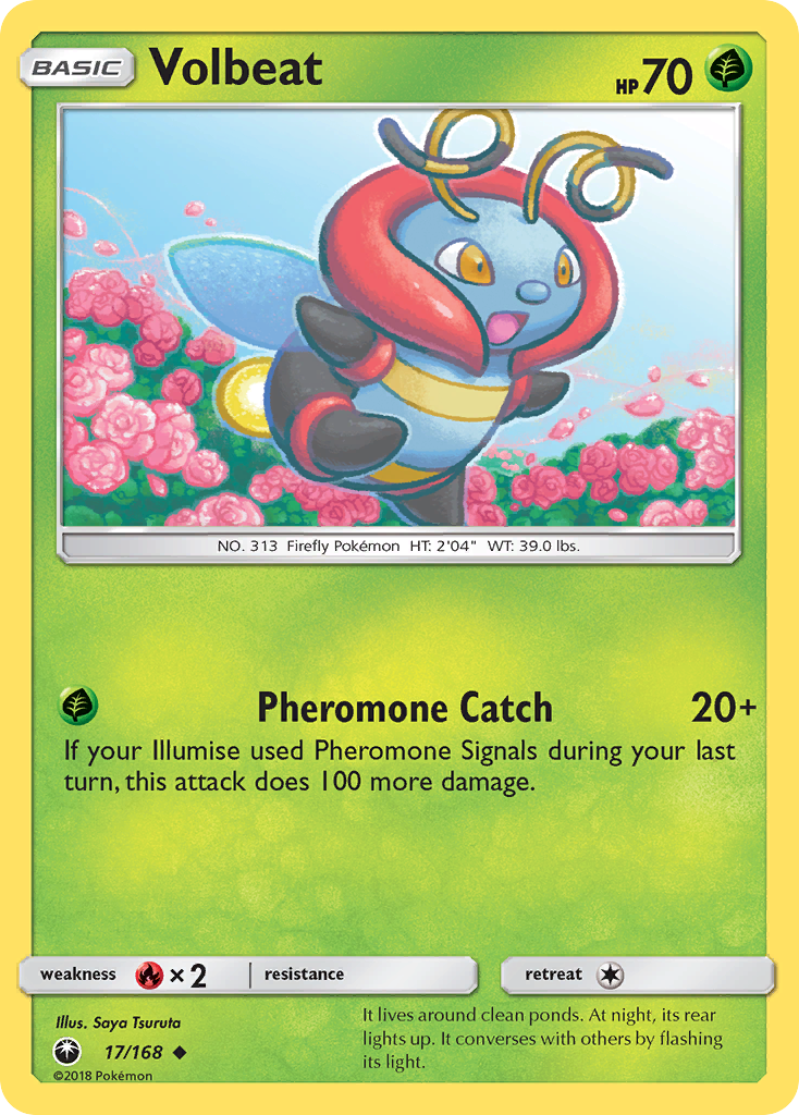 Volbeat 17/168 Uncommon | Celestial Storm | Pokemon Card