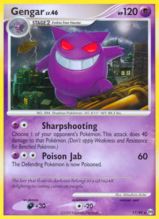 Gengar 17/99 Rare | Arceus | Pokemon Card